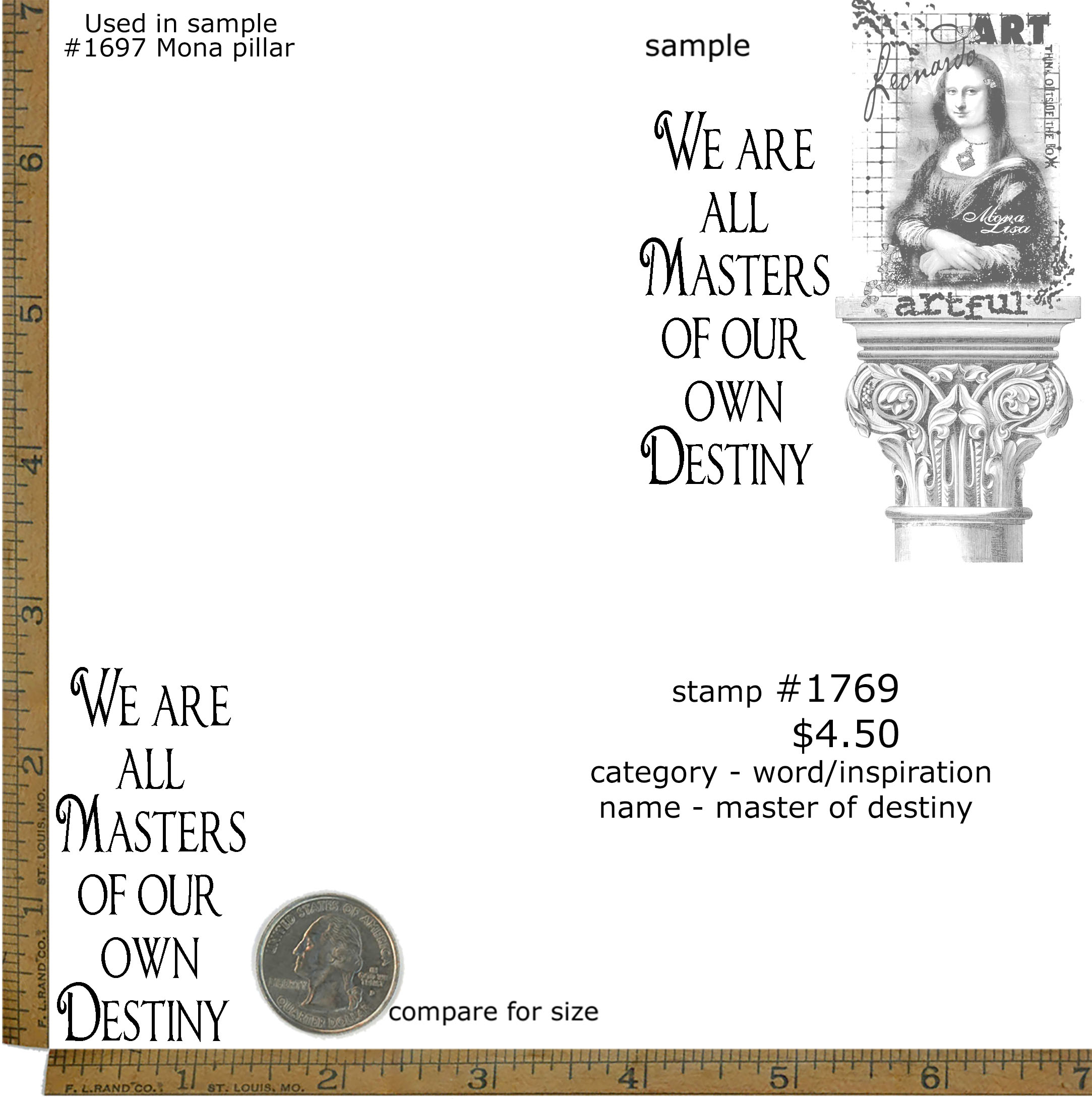 #1769 - Master of Destiny - Words/Inspiration